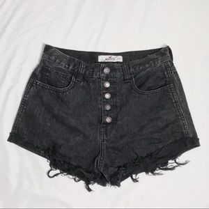Hollister High Waisted Denim Shorts